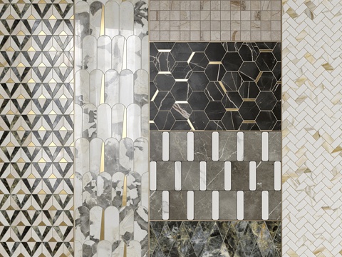 Neo-Chinese Style Affordable Luxury Style Tile Tile Mosaic Tile