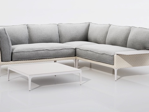 Cream Style Special-shaped Sofa Living Room Bedroom Sofa Casual Sofa