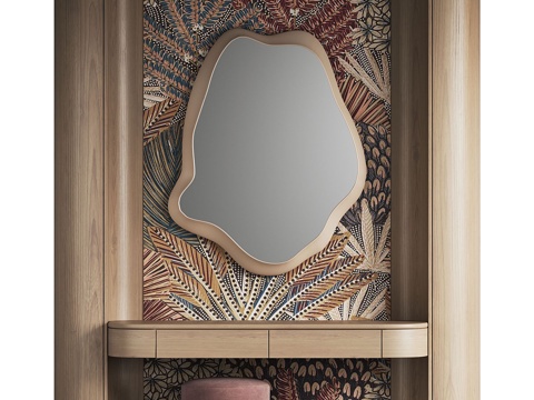 Neo-Chinese Style Affordable Luxury Style Dressing Table