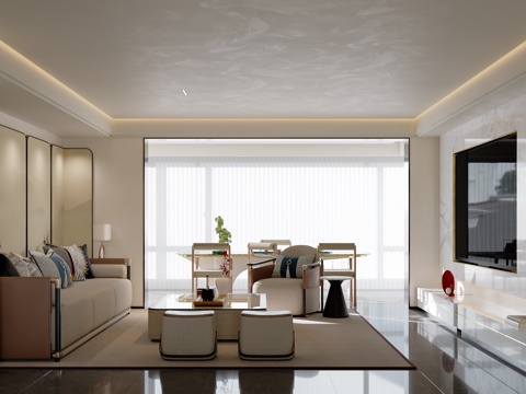 New Chinese Living Room