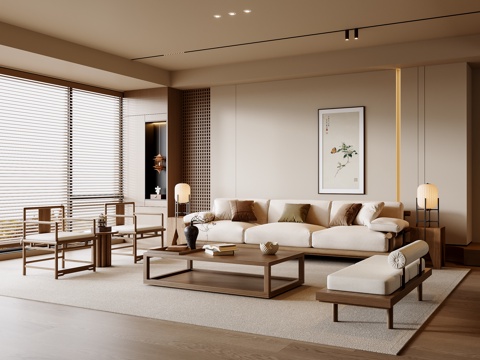 New Chinese Living Room