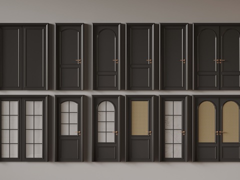 French door single door glass door double door