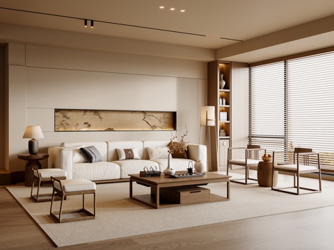 New Chinese Living Room