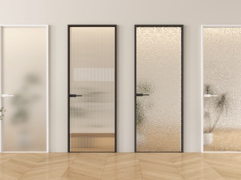 glass door glass single door bathroom door