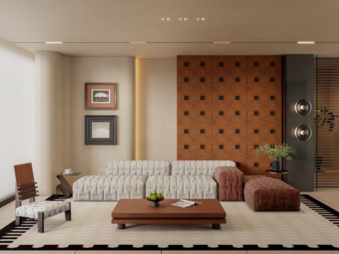 Mid-century Style Living Room