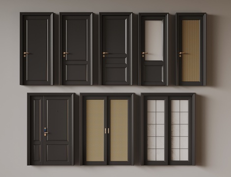 French door single door glass door double door