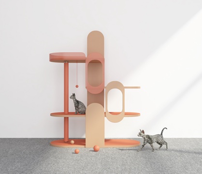 Modern Climbing Cat Rack