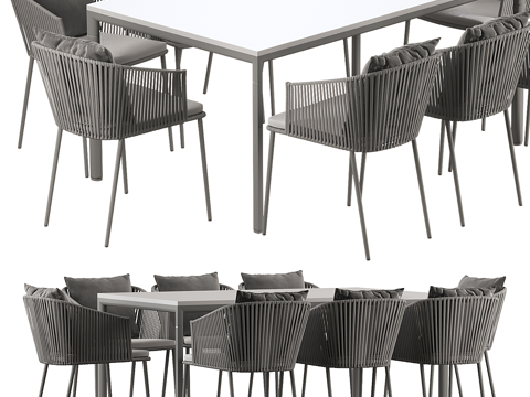 Modern Italian Outdoor Leisure Tables and Chairs