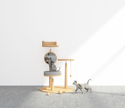 Modern Climbing Cat Rack