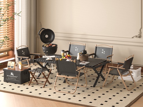 Modern Camping Table and Chair