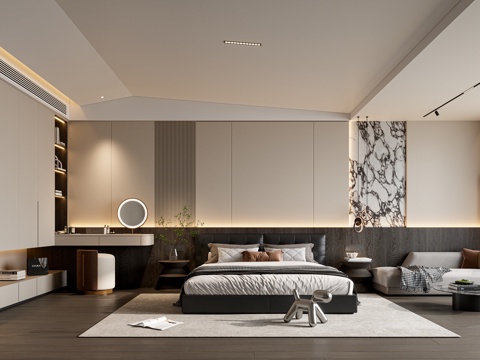 Modern Italian Master Room Bedroom