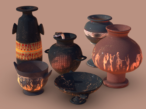 Affordable Luxury Style Vintage Jar Pottery Pot Pottery Utensils Ornaments