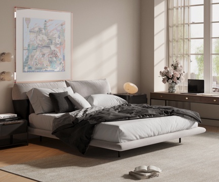 Antiquity Double Bed Antique Double Bed Fabric Bed Antique Bedroom Bed Master Bedroom Bed