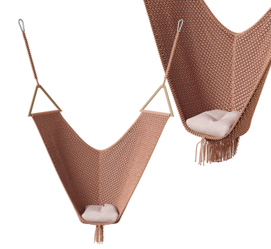 Modern Fabric Hammock Hammock Chair Woven Hanging Chair Swing Chair Swing