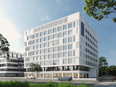 modern office building
