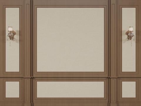 New Chinese Wall bedside background wall carved lines