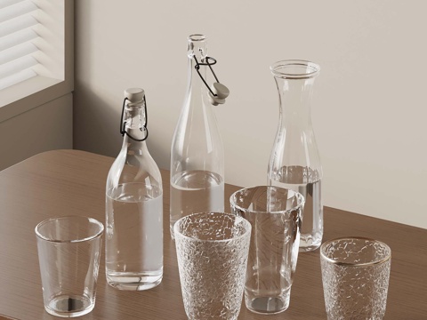 Modern Water Bottle Water Cup Glass