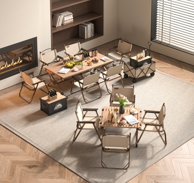 Modern outdoor tables and chairs