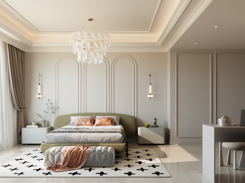 French Home Bedroom American Home Bedroom European Home Bedroom