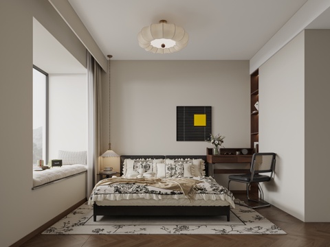 Antique Bedroom American Style Bedroom Retro Bedroom Bedroom Dresser