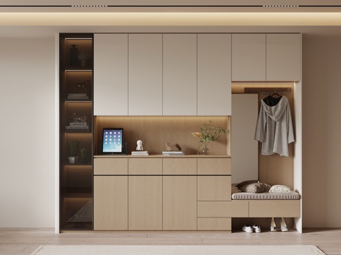 Modern Entrance Shoe Cabinet Hallway Shoe Cabinet