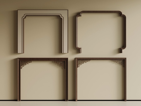 Neo-Chinese Style Door Cover Pass