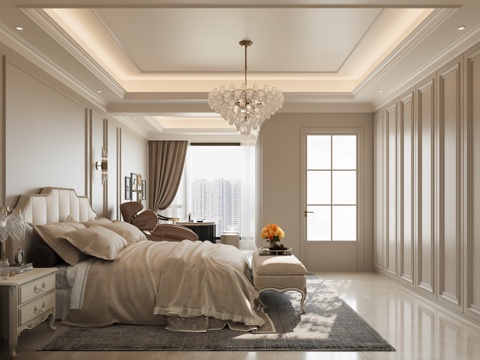 French Home Bedroom American Home Bedroom European Home Bedroom