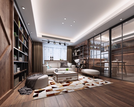 Modern Living Room Dining Room