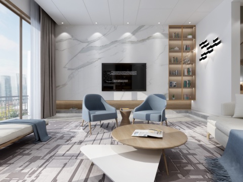 modern living room dining room aisle sofa dining table