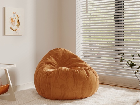 10 Beanbag Modern Cream Style Lazy Sofa Casual Sofa