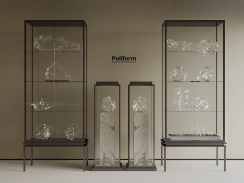 Modern Display Cabinet Glass Display Cabinet