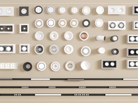 Track Spotlight Downlight Linear Light Embedded Downlight Magnetic Spotlight