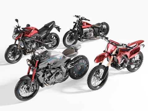Modern Motorcycle Locomotive Road Racing Motorcycle Shop