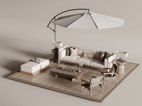 Modern outdoor sofa