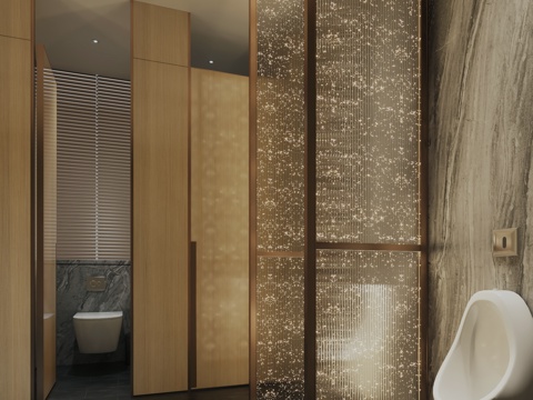 modern public toilet