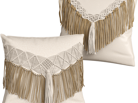 Neo-Chinese Style Silent Cloth Pillow