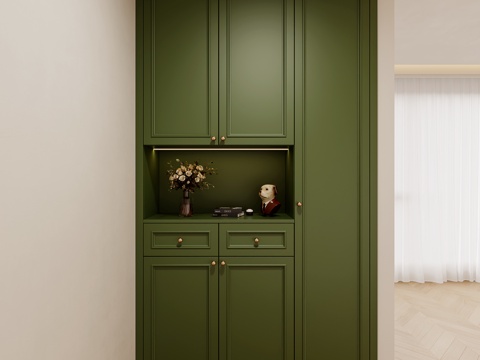 French Vintage Green Shoe Cabinet Entrance Shoe Cabinet Entrance Shoe Cabinet