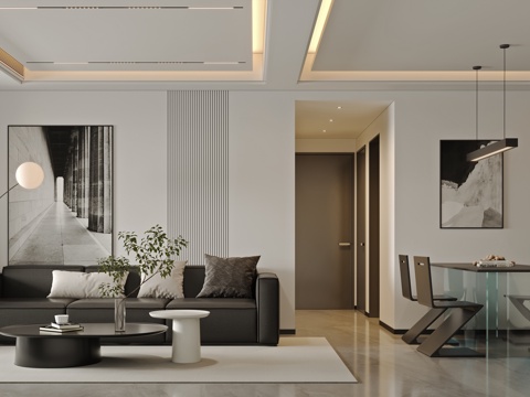 Modern Living&Dining Room