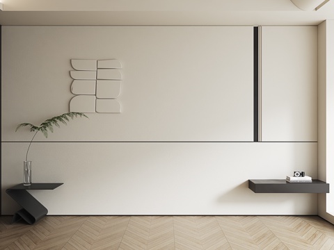 Modern bedside Wall Simple bedside background wall