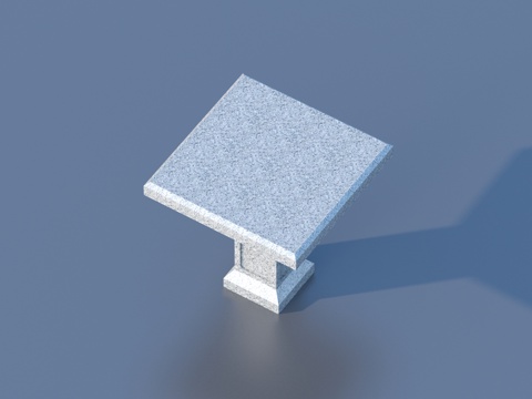 Stone table furniture sketch