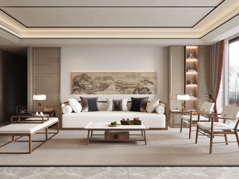 New Chinese Living Room