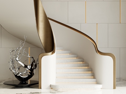 modern revolving staircase