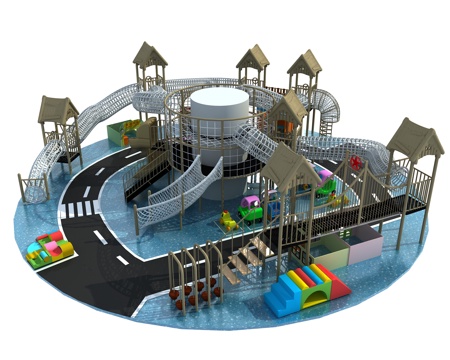 Children's playground, children's climbing, children's slides, children's facilities, children's traffic city