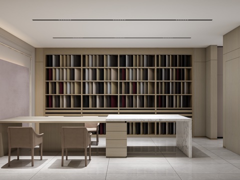 Whole house custom exhibition hall design area