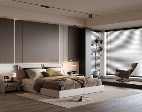 Modern Minimalist Bedroom Italian Minimalist Bedroom Bay Window Bedroom Master Bedroom
