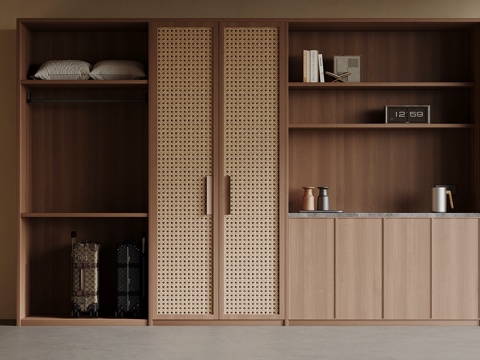 New Chinese Hotel Wardrobe Tea Cabinet