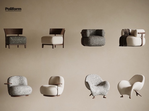 Mid-century Style Lounge Chair Chair
