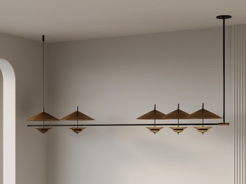 Chandelier New Chinese Chandelier Long Chandelier Creative Chandelier