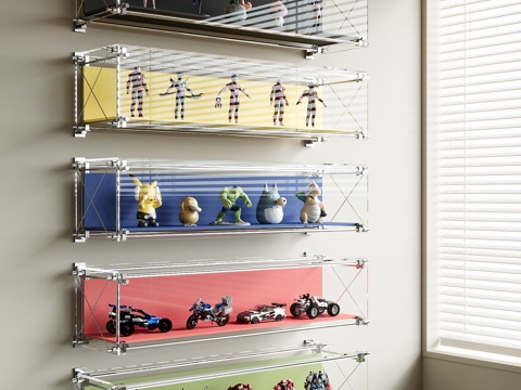 Modern Handheld Display Cabinet