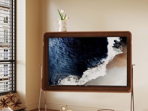 38 French Antique Stand TV Mobile TV